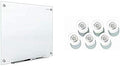 Quartet Glass Whiteboard, Magnetic Dry Erase White Board, 6 x 4 feet, Infinity, White Surface (G7248W) & Strong Magnets, Glass Whiteboard, Dry Erase Board, Large, Assorted Colors, 6 Pack (85392)