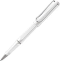 Lamy safari white - Rollerball Pen with ergonomic grip & line width M - for pleasant long writing - made of robust ASA plastic - including rollerball refill M 63 in black