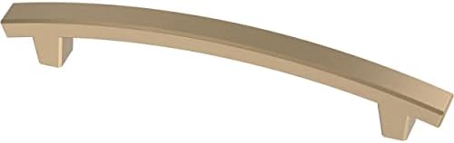 Franklin Brass (10-Pack) – Champagne Bronze Cabinet Handles, 5-1/16 Inch Hole Center, Pulls for Drawers, Kitchen Cabinet Door, Dressers | Pierce