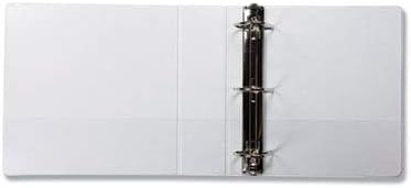 Samsill Plant-Based 3 Inch Durable D-Ring, View Binder, Eco-Friendly, USDA Certified Biobased, White, Pack of 1
