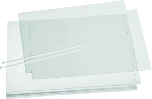 Durable Outdoor Sign Holder, Water-Resistant, Tabloid Size, 5 Pack