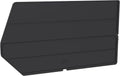 Akro-Mils 40260 Plastic Length Dividers for AkroBins Stackable Storage Bins Model 30260, Custom Storage Inserts for Tools, Crafts & Supplies, Black (Pack of 30)