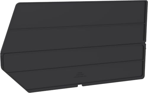 Akro-Mils 40260 Plastic Length Dividers for AkroBins Stackable Storage Bins Model 30260, Custom Storage Inserts for Tools, Crafts & Supplies, Black (Pack of 30)