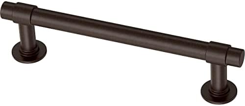 Franklin Brass Francisco (5-Pack) Cabinet Handles 4" Hole Center Pulls | Deep Bronze Hardware Kitchen Door, Drawers, Dressers, Furniture P29617Z-324-B