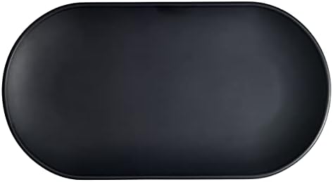 Avanti Linens - Vanity Tray, Guest Bathroom Essentials, Modern Home Decor (Memphis Collection, Black)