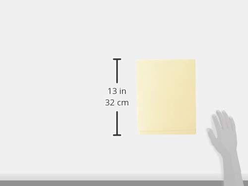 Smead End Tab Fastener File Folder with Full Pocket, 2 Fasteners, Reinforced Straight-Cut Extended Tab, Letter Size, Manila, 50 per Box (34101) | Premium manila stock, 2-prong fasteners, straight-cut extended tab, 3/4-inch expansion, SFI certified, she...