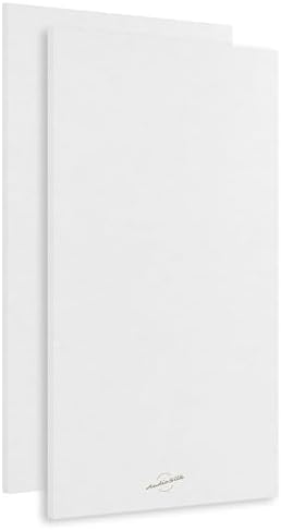 Acoustic Panels, 2 Pack, Large, 46" x 23", Pure White