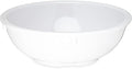 Carlisle FoodService Products Kingline Reusable Plastic Bowl Nappie Bowl for Home and Restaurant, Melamine, 14 Ounces, White, (Pack of 48)