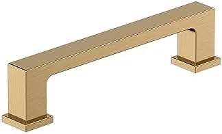 Amerock 10BX37031CZ | Champagne Bronze Cabinet Pull | 3-3/4 inch (96mm) Center-to-Center | 10 Pack | Bridgeport | Furniture Hardware