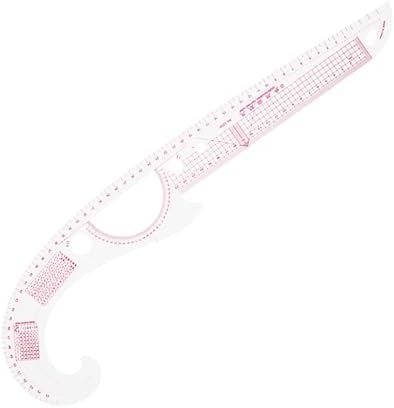 Acrylic Sewing Ruler Set，French Curve Pattern Rulers Kit for Tailors Designers Precision Pattern Making Guides Quilting and DIY Supplies (Ruler Set 4-15Pcs)