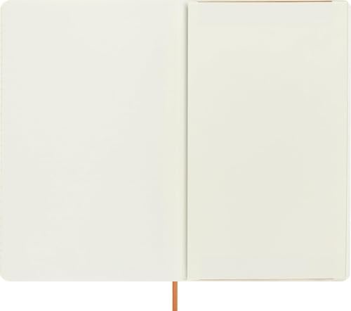 Moleskine Limited Edition Notebook Vegea, Large, Ruled, Orange Capri, Soft Cover (5 x 8.25)