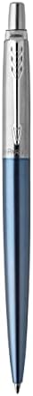 Parker Jotter Ballpoint Pen Waterloo Blue with Medium Point Blue Ink Gift Box (1953191)