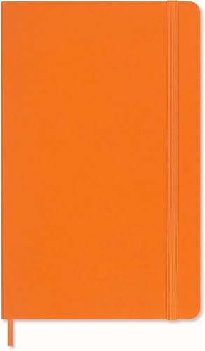 Moleskine Limited Edition Notebook Vegea, Large, Ruled, Orange Capri, Soft Cover (5 x 8.25)
