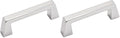 Amerock | Cabinet Pull | Polished Chrome | 3 inch (76 mm) Center to Center | Blackrock | 2 Pack | Drawer Pull | Drawer Handle | Cabinet Hardware