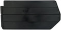 Akro-Mils 40239 Plastic Length Dividers for AkroBins Stackable Storage Bins Model 30239, Custom Storage Inserts for Tools, Crafts & Supplies, 6-Pack, Black