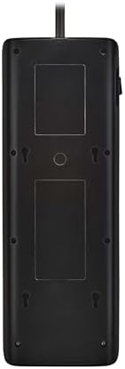 Eaton Tripp Lite Series Surge Protector Power Strip with Flat Plug Braided Extension Cord + Coax, Phone/Modem & Ethernet Ports, 4200 Joules, 8ft Cable, Manufacturer's (TLP118DBTELTV)