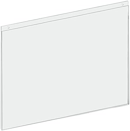 Azar Displays 162729 22-Inch Width by 17-Inch Height Wall U-Frame with Pre-Cut Hanging Holes, 10-Pack