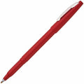 Pentel R100B Rolling Writer Stick Roller Ball Pen, .8mm, Red Barrel/Ink, Dozen