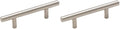 Amerock | Cabinet Pull | Stainless Steel | 3 inch (76 mm) Center to Center | Bar Pulls | 2 Pack | Drawer Pull | Drawer Handle | Cabinet Hardware
