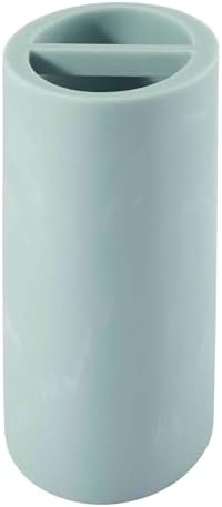 Nicole Miller - Toothbrush Holder, Resin Countertop Accessories, Dorm Room Essentials (Kendall Collection, Oasis)