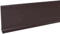 MD Building Vinyl Wall Base, Brown, 4in x 48in Dry Back Trim