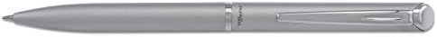 Pentel EnerGel Style Gel Pen, (0.7mm) Medium Line, Silver Barrel, Black Ink, Gift Box w/Belly Band (BL2007ZABX)