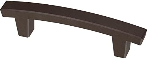 Franklin Brass (10-Pack) – Deep Bronze Cabinet Handles, 3 Inch Hole Center, Pulls for Drawers, Kitchen Cabinet Door, Dressers | Pierce
