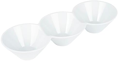 Restaurantware 18 oz Round White Porcelain Modern Bowl Set