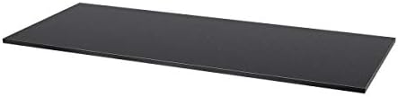 Monoprice Table Top 6 Feet Wide - Black Custom Sized for Sit-Stand Height Adjustable Riser Desk - Workstream Collection
