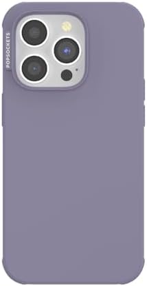 PopSockets iPhone 14 Pro Phone Case with MagSafe, Wireless Charging Compatible, Purple - Dusk
