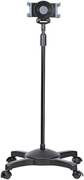 StarTech Mobile Tablet Stand 11in, Lockable Wheels, Height Adjustable, TAA