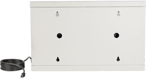 Tripp Lite 16-Port AC Charging Storage Station Cabinet for Chromebook & Laptop, 17" Depth, Wall Mount & Cart Option, White (CSC16ACW)