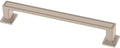 Franklin Brass 10 Pack Brushed Nickel Cabinet Handles 5-1/16 inch (128mm) Kitchen Cabinet Handles and Drawer Pulls for Cupboards and Dressers | Recessed Square