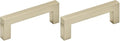 Amerock | Cabinet Pull | Golden Champagne | 3 inch (76 mm) Center to Center | Monument | 2 Pack | Drawer Pull | Drawer Handle | Cabinet Hardware