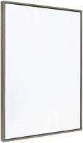 Kate and Laurel Sylvie Blank Framed Canvas Wall Art; 31.5x41.5 Gray; Vintage Modern Empty Canvas for Paint-Your-Own Art; Ready to Paint Premium Canvas Already Framed