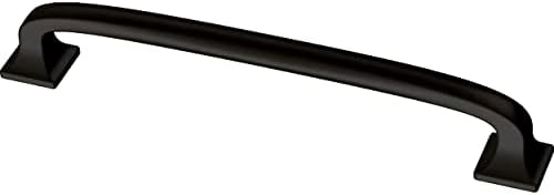 Franklin Brass (5-Pack) – Matte Black Cabinet Handles, 5-1/16 Inch Hole Center, Pulls for Drawers, Kitchen Cabinet Door, Dressers | Lombard