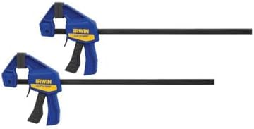 IRWINQUICK-GRIPOne-Handed Mini Bar Clamp 2 Pack, 12", 1964745