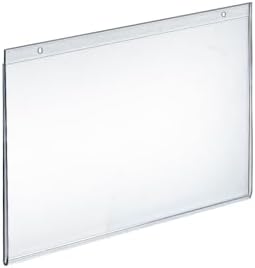 Azar Displays 162713 12-Inch Width by 9-Inch Height Wall U-Frame with Pre-Cut Hanging Holes, 10-Pack