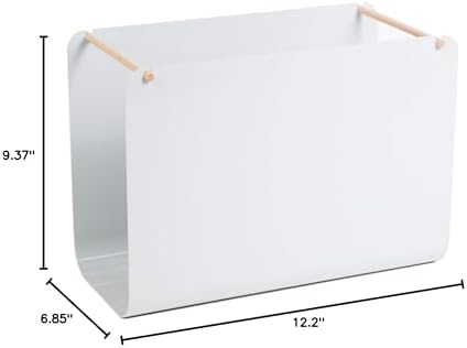 U Brands Metal Hanging File Organizer, Letter Size, Desktop Accessory, Arc Collection, Grey