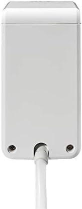 APC Desk Mount Power Station PE6U4W, U-Shaped Surge Protector with USB Ports (4), Desk Clamp, 6 Outlet, 1080 Joules , White
