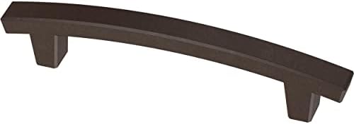 Franklin Brass (10-Pack) – Deep Bronze Cabinet Handles, 4 Inch Hole Center, Pulls for Drawers, Kitchen Cabinet Door, Dressers | Pierce