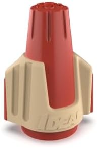 IDEAL Electrical Twister PRO (30-644J) Red/Tan 8 AWG Wire Connectors, 500ct