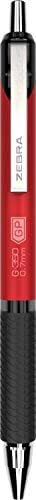 Zebra Pen STEEL G-350 & M-350 Pen & Mechanical Pencil Set, Red Barrel, 2-Pk