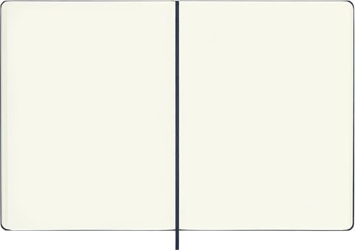 Moleskine Classic Notebook, Hard Cover, XL (7.5" x 9.5") Plain/Blank, Sapphire Blue, 192 Pages