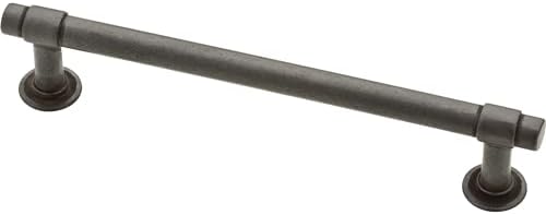 Franklin Brass Francisco (10-Pack) Cabinet Handles 5-1/16" Hole Center Pulls | Soft Iron Hardware Kitchen Door, Drawers, Dressers, Furniture P29618K-SI-B