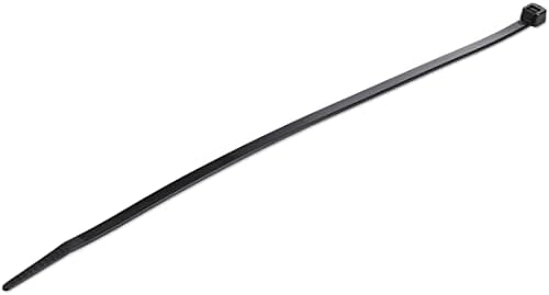 StarTech 10"(25cm) Cable Ties, 94V-2/UL Listed, Black, TAA (CBMZT10B)