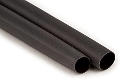 3M Heat Shrink Heavy-Wall Cable Sleeve, 2-4/0 AWG, Black, 9 in, Pack of 3