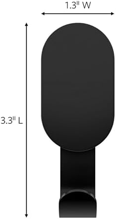 3M CLAW 15 lb. 2 Drywall Black Hooks & 2 Extra Picture Hangers, Heavyweight Hanging Solution for Backpacks, Jackets, Pictures and Room Decor, Cute Wall Hooks - 4 Pack