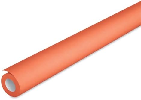 Fadeless Bulletin Board Paper, Fade-Resistant Paper for Classroom Decor, 24” x 60’, Orange, 1 Roll