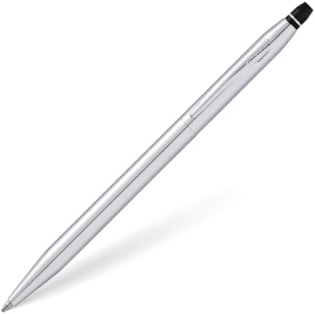 Cross Click Chrome Ballpoint Pen, Medium Point, Black Ink